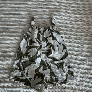 Leaf Print romper